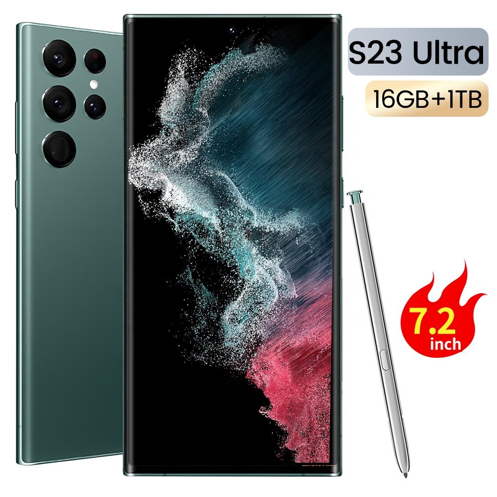 2023 NEW S23 Ultra 5g Phone 7.2 Inch 16Gb + 1Tb Android Smartphone Android 12.0 Mobile Phones