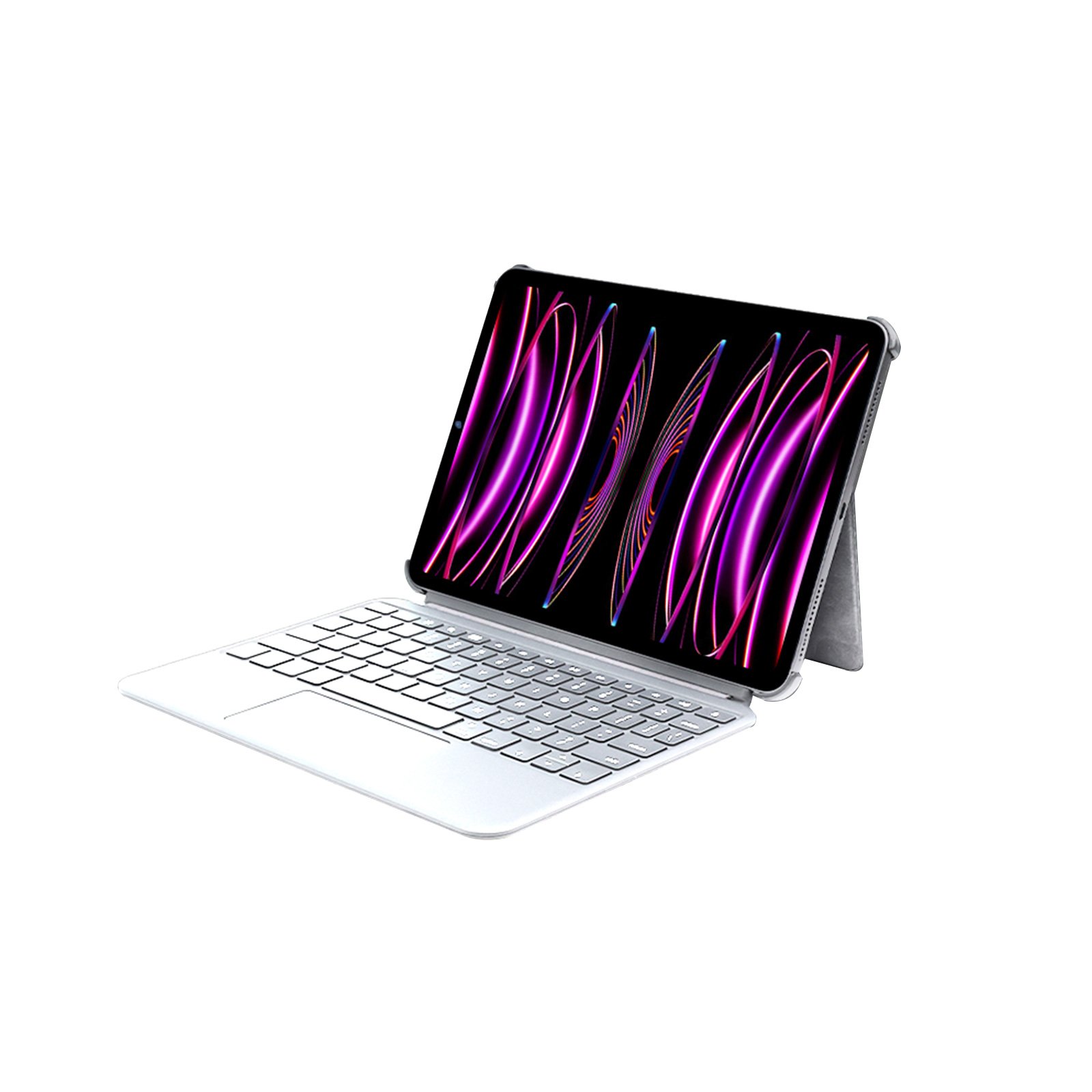 Factory Wireless M-FI Smart Magic Keyboard Backlit IPX7 Arabic French Keyboard With Touchpad for iPad Pro 11 12.9 Air 10.9