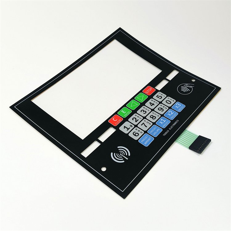 membrane silver keypad (black) silk printing computer keyboard OEM