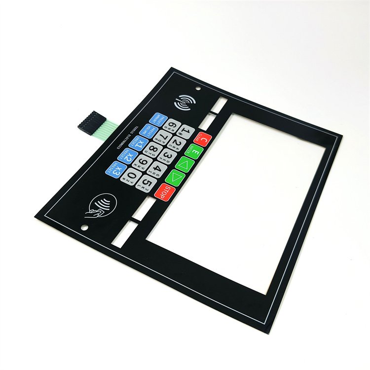 membrane silver keypad (black) silk printing computer keyboard OEM
