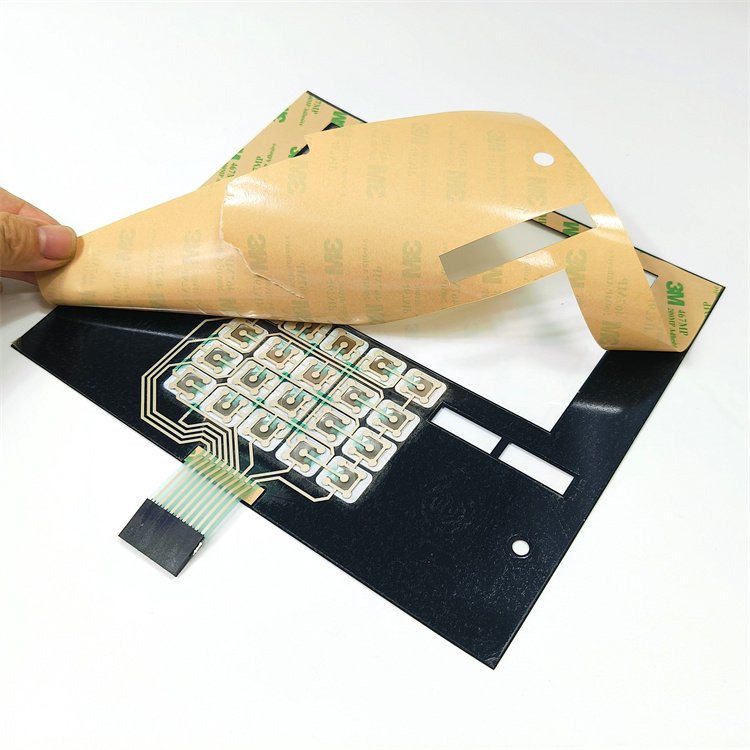 membrane silver keypad (black) silk printing computer keyboard OEM