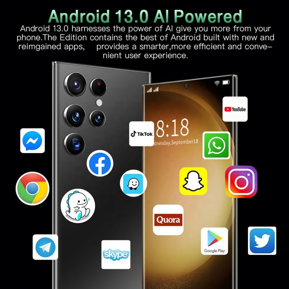2023 New Original S23 Ultra 5g 16gb 512gb 7.2 Inch Smart Phone 10-core Built-in All-in-one Machine With Pen Smart Phone