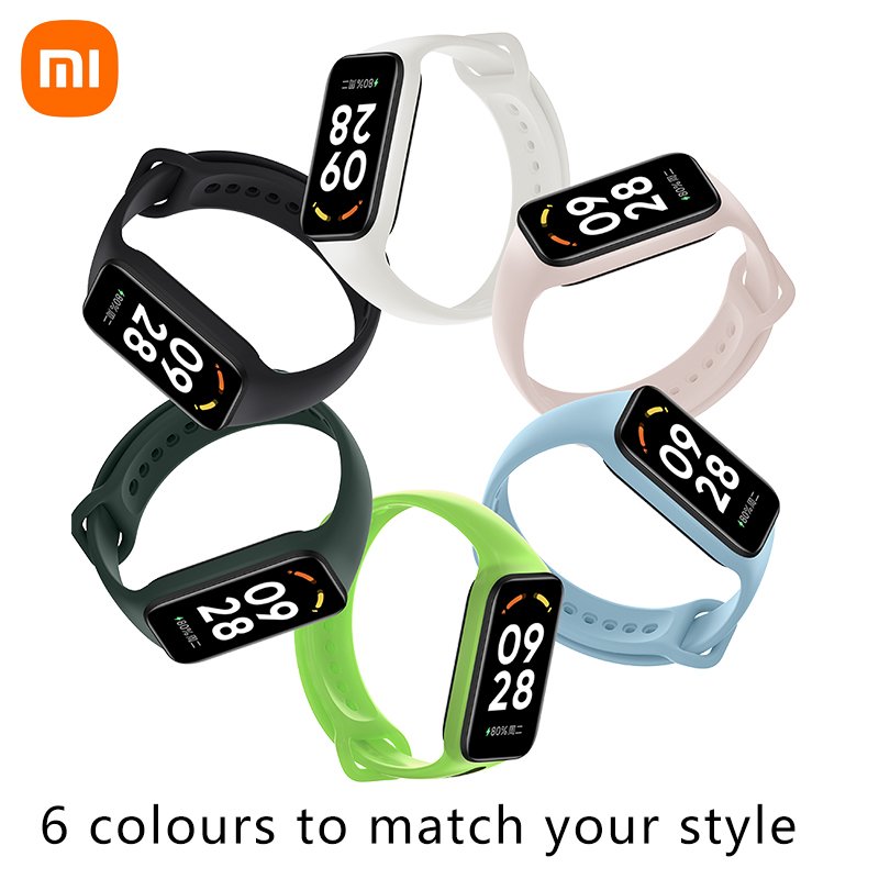 Xiaomi Smart Band 30+ Sports Modes Redmi Smart Band 2 Global Fitness Band Watch for Sport Lovers