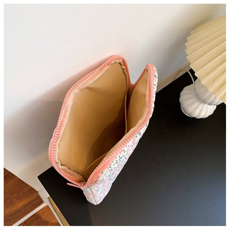 Blossom Flower Laptop Pouch With Pocket Tablet Sleeves for iPad 11 13 15 inches Samsung Tab Air Macbook Keyboard