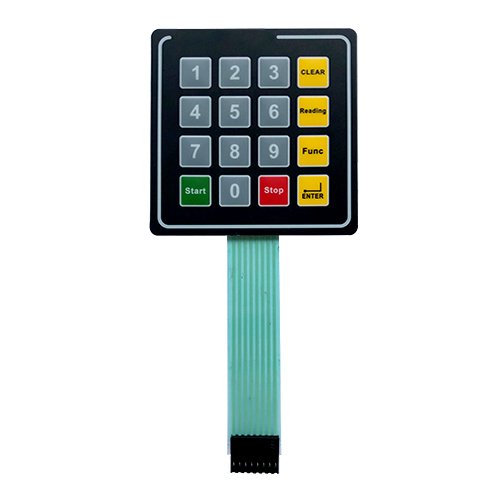 Factory Hot Sale OEM ODM Keypad Matrix Array Membrane Keypad for fuel dispenser keypad