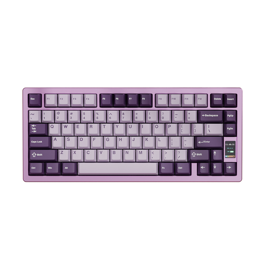 1.6mm PCB ND75 Linear Switch RGB Backlight Wireless Chilkey Mechanical Keyboard Aluminum 75 Keys with Screen