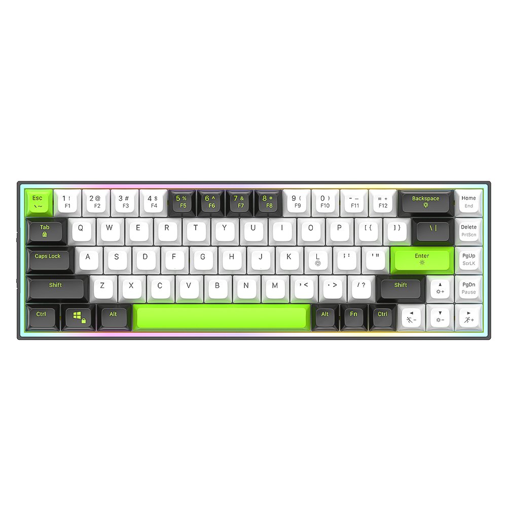 New Arrival Rapid Trigger Magnetic Switch Mechanical Keyboard PBT Keycap Wired 65% RGB 68 Keys Creamy Switch Gaming Keyboards