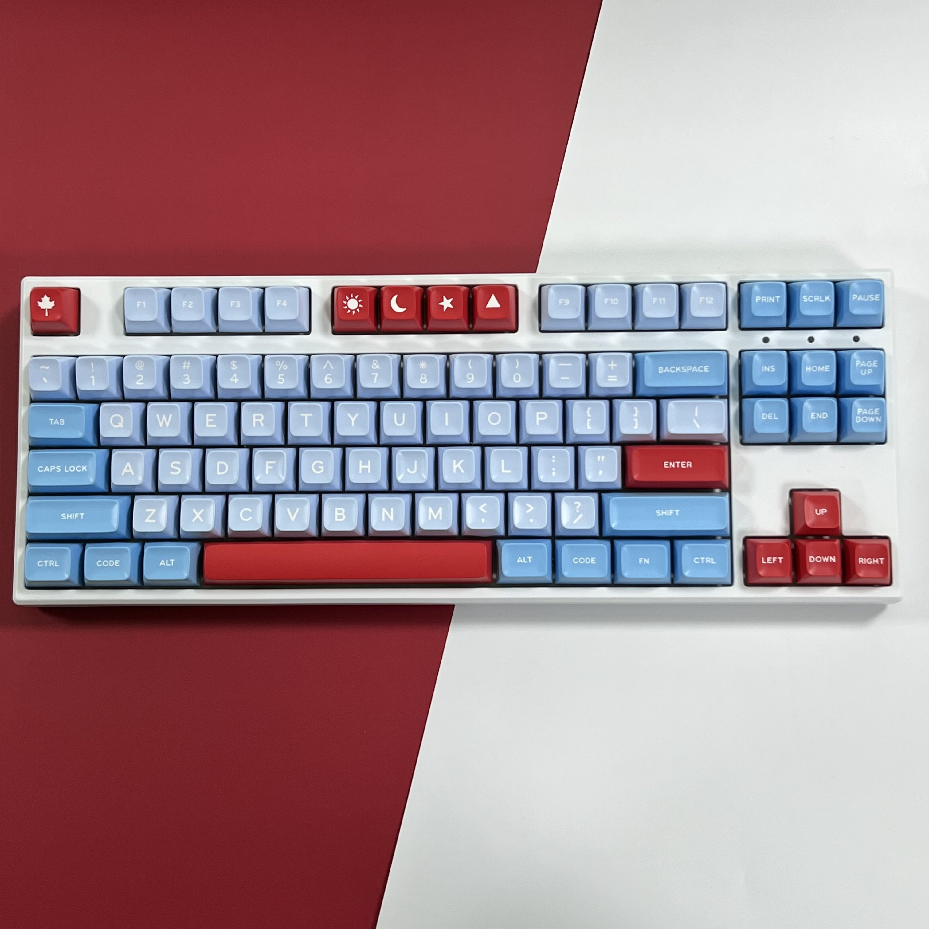 Wholesale hot selling SA height 172 key keycaps light tight key caps Adapts to mechanical keyboard
