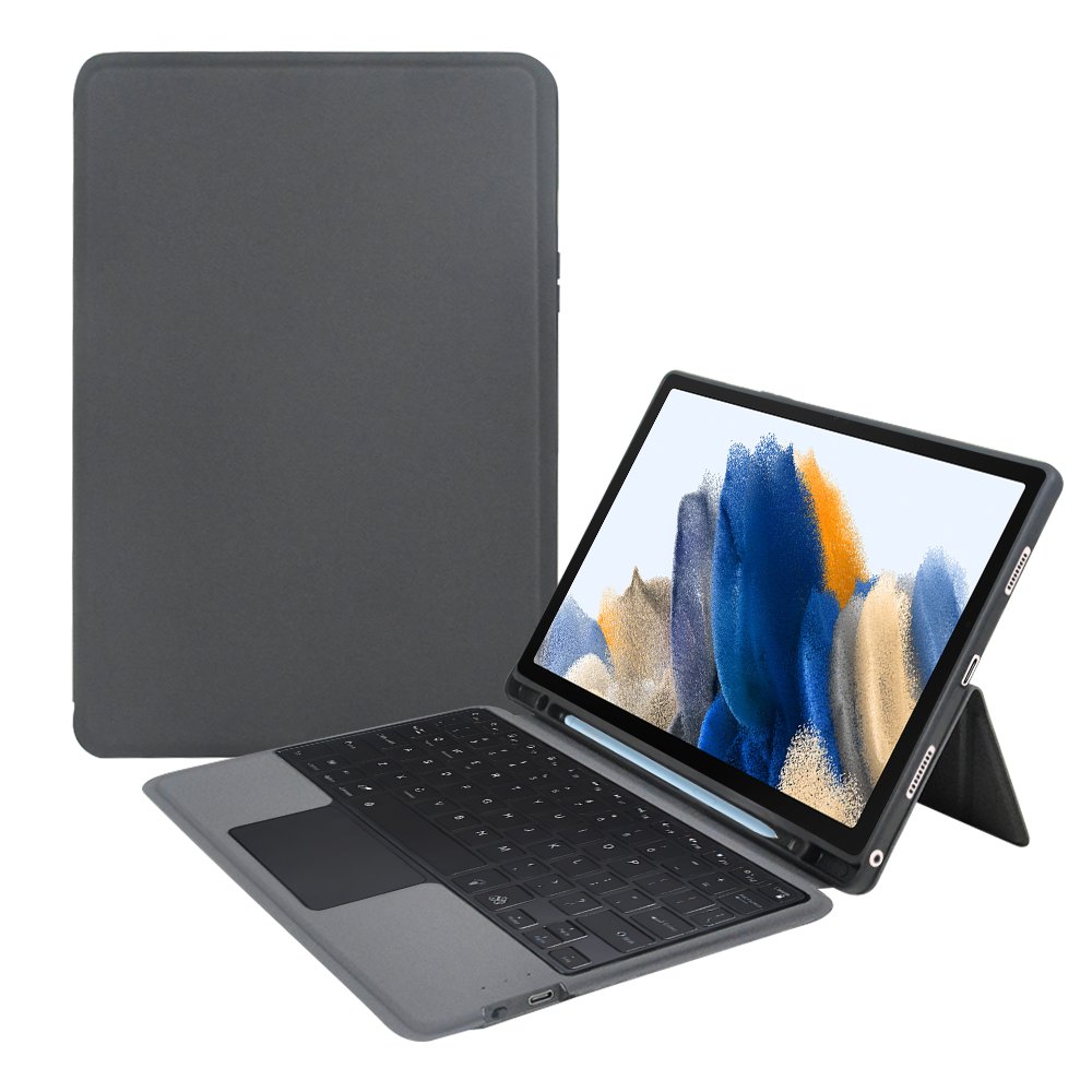 One-Piece Integrated Detachable wireless Keyboard case For Samsung Galaxy Tab A8 Magnetic Adsorption back touchpad wireless