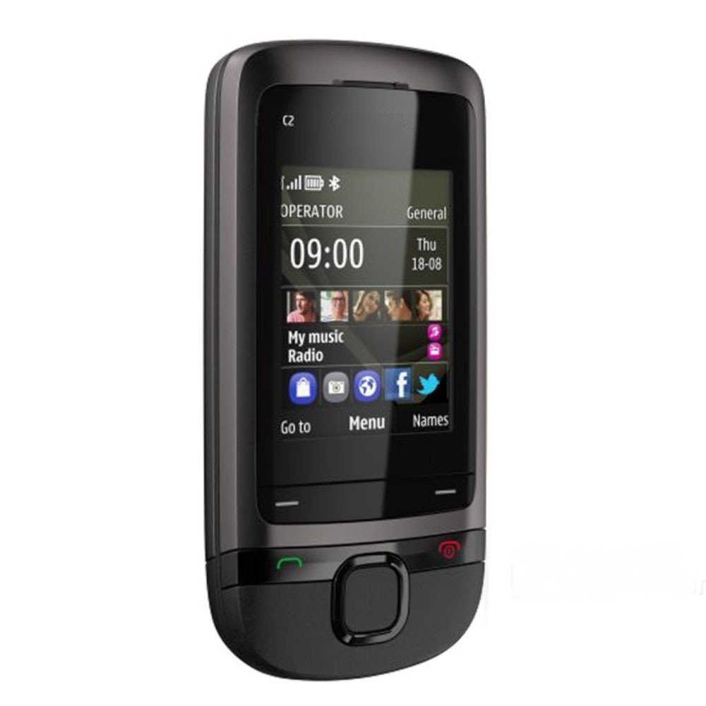 2023 New hot sale C2-05 GSM Non Intelligent Sliding Cover Mobile Music Function Elderly Student Phone