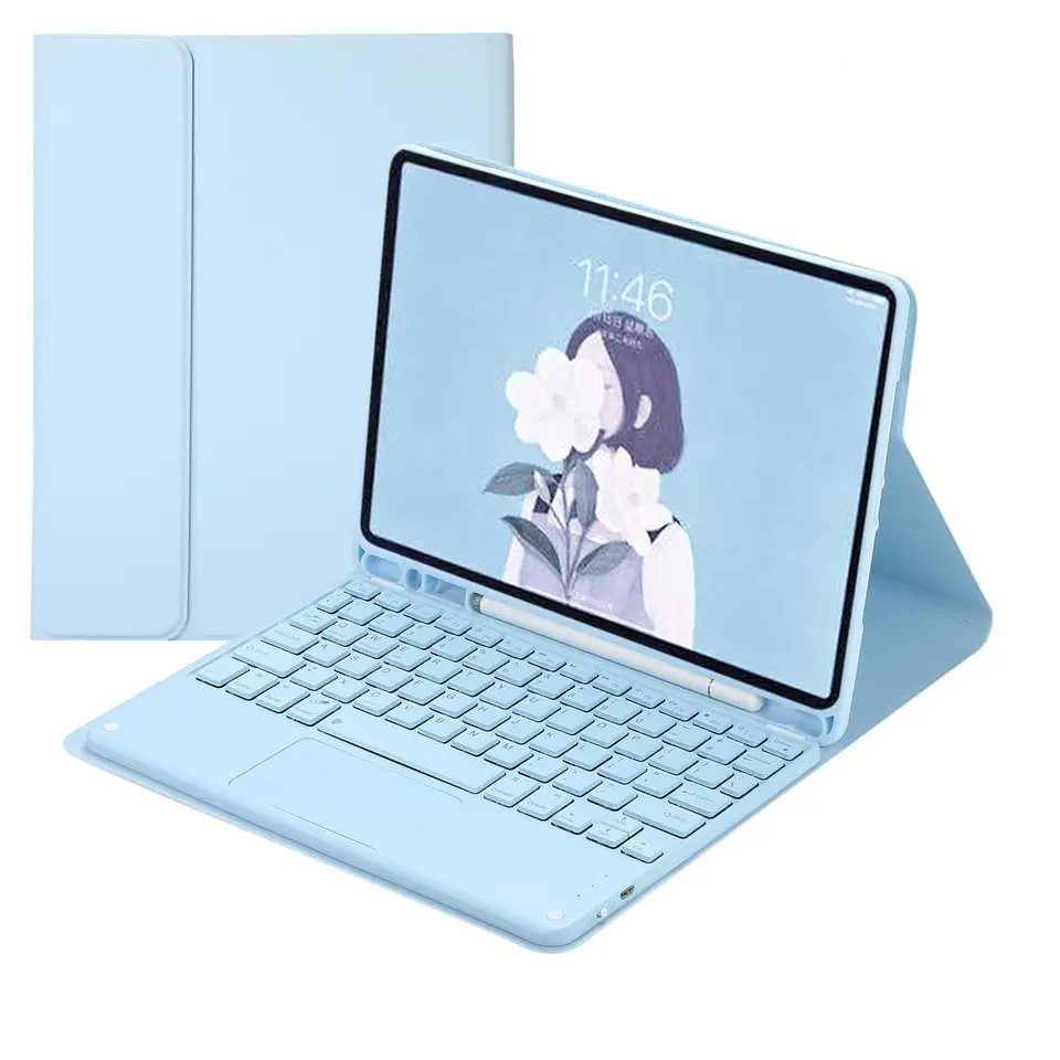 Wholesale PU Leather Stander For iPad Case + Keyboard 10.2 9th gen