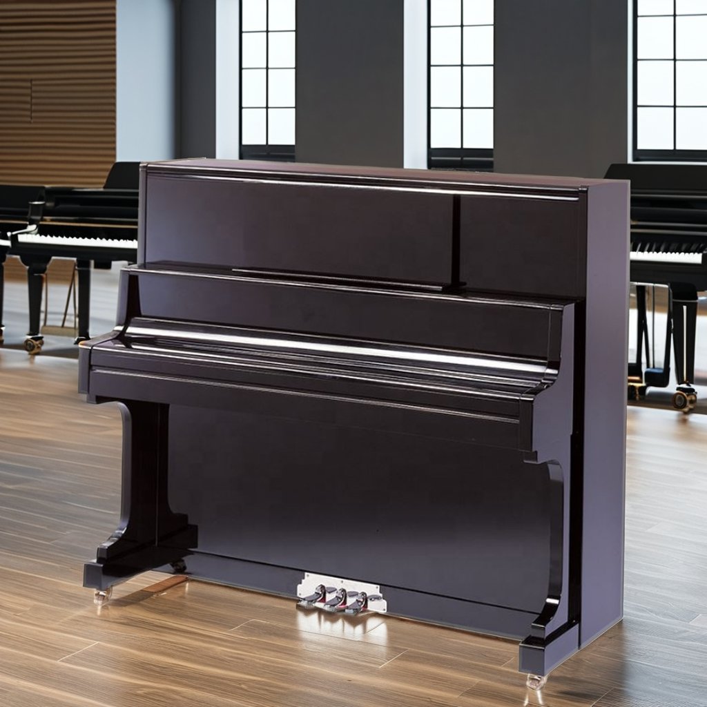 Wholesale Classic Mechanical Piano Solid Wood Upright piano for Beginners Acoustic Style