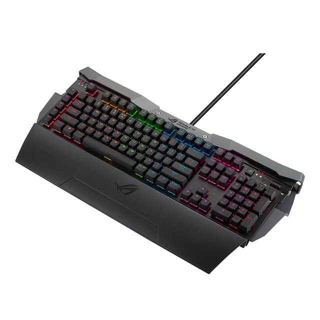 ROG Horus GK2000 RGB Wired Mechanical Gaming Keyboard RGB Keyboard Backlit Cherry Red Switches 105 Keys