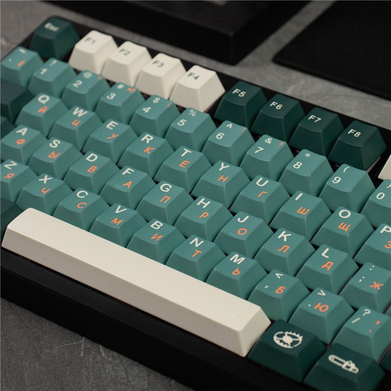 Silent Forest Theme Keyboard Keycaps Cherry Profile PBT 129/23 Keys Keycaps Cherry For MX Switch Mechanical Keyboard