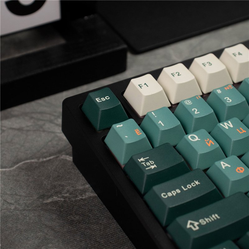 Silent Forest Theme Keyboard Keycaps Cherry Profile PBT 129/23 Keys Keycaps Cherry For MX Switch Mechanical Keyboard