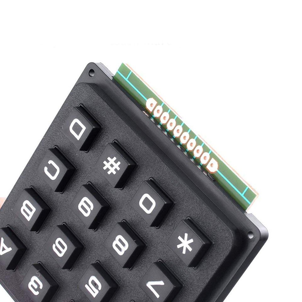12 key 16 key 4 * 3 thin film switch keyboard 4 * 4 matrix array keyboard program signal control device for Arduino