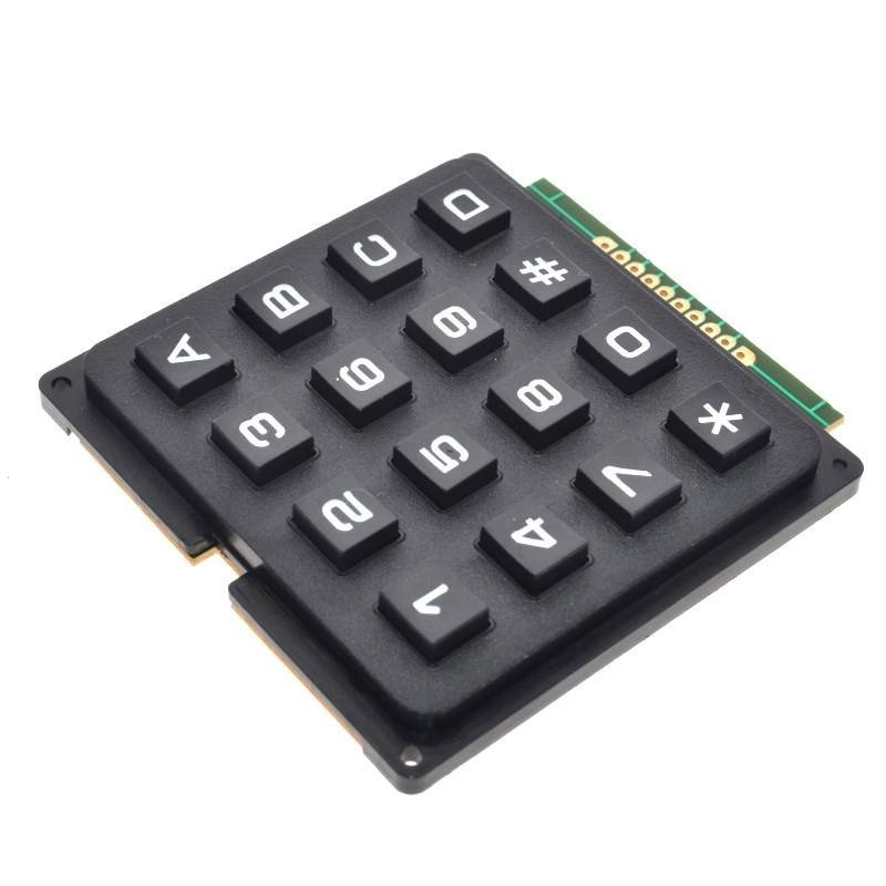 12 key 16 key 4 * 3 thin film switch keyboard 4 * 4 matrix array keyboard program signal control device for Arduino