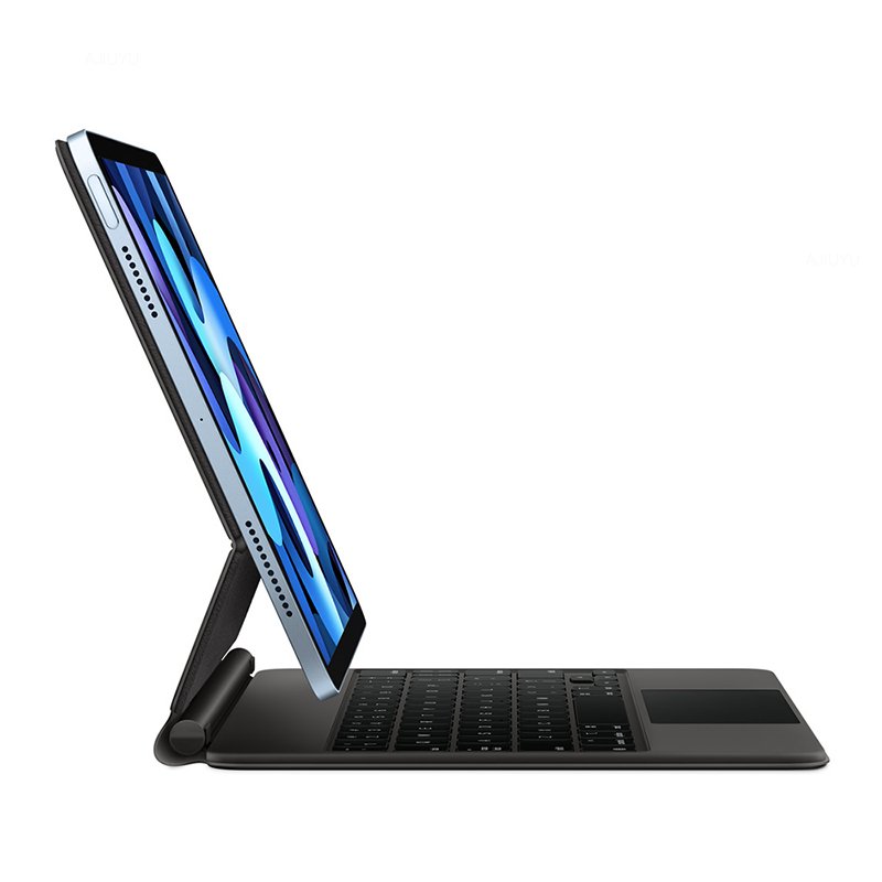 Folding Stand Shockproof Touchpad Keyboard Tablet Case for iPad Pro 11 12.9 Inch With Smart Trifold Stand Protective Table Cover