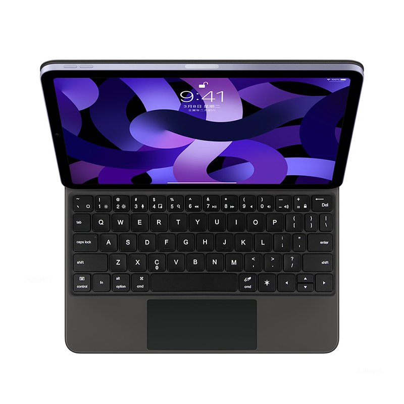 Folding Stand Shockproof Touchpad Keyboard Tablet Case for iPad Pro 11 12.9 Inch With Smart Trifold Stand Protective Table Cover
