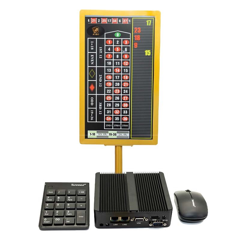 Customized casino roulette electronic road sign system, roulette mouse cover electronic system