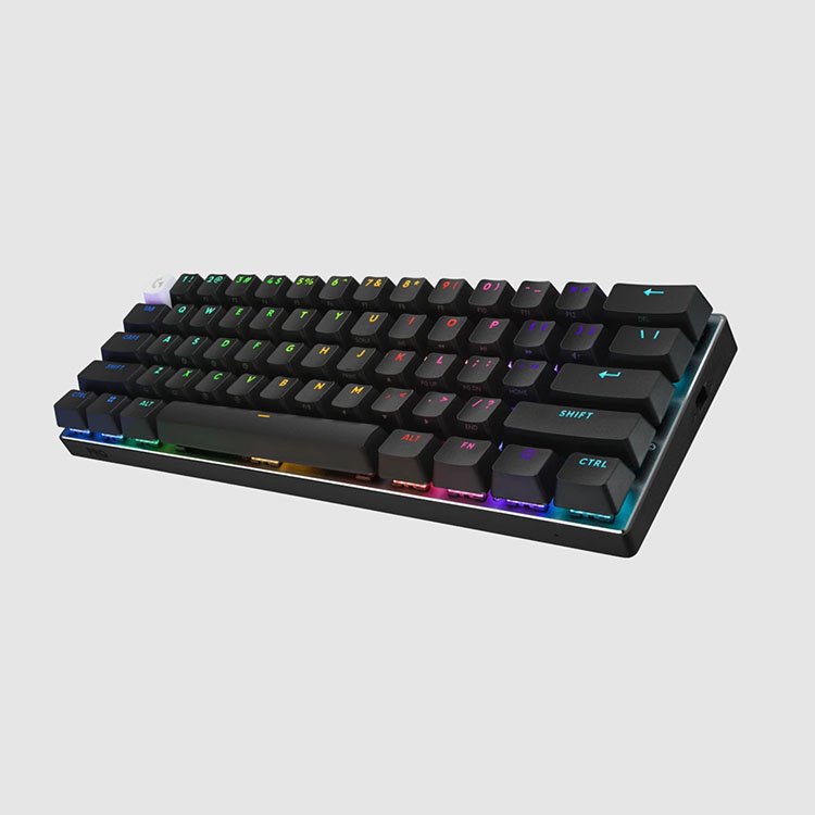Small RGB Gaming Accessories 60 Percent Mechanical Keyboard Logitech G PRO X 60 LIGHTSPEED Wireless Gaming Keyboard