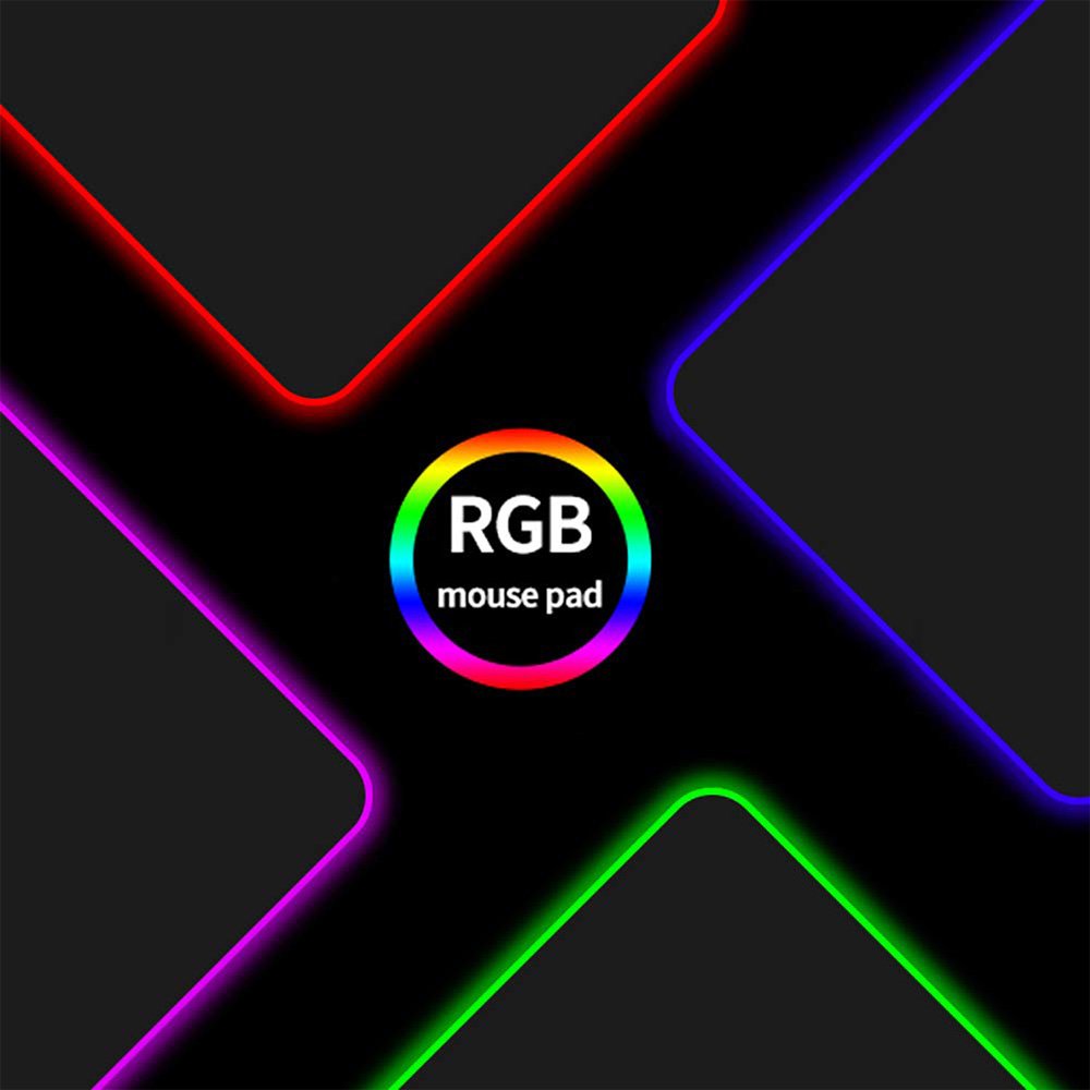 LED Light Mousepad RGB Keyboard Cover Desk-mat Colorful Surface Mouse Pad Waterproof Multi-size For World Computer Gamer CS Dota