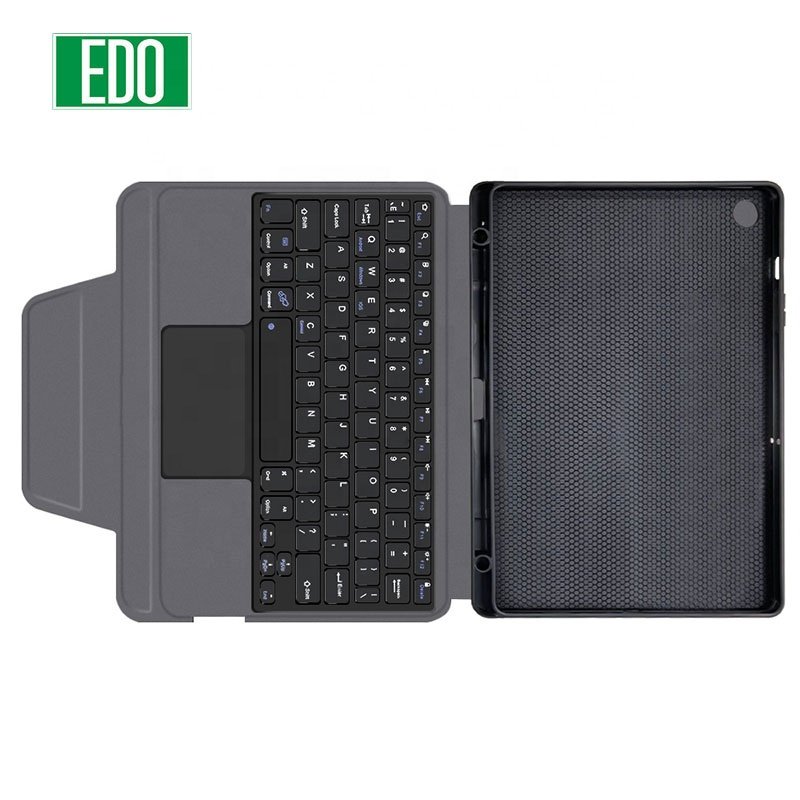 Soft Shell Keyboard Cover With Built-in Pen tray Integrated Magnetic wireless keyboard case For Tab A9 Plus