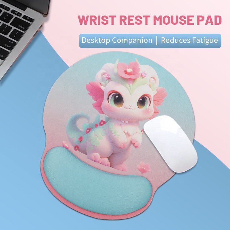 Ergonomic PC Gamer Wrist Rest Play Mat Computer Accessories Memory Foam Mouse Mat Gaming Mouse Pad Rubber Base for Office Home