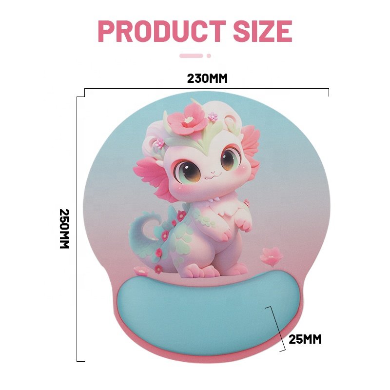 Ergonomic PC Gamer Wrist Rest Play Mat Computer Accessories Memory Foam Mouse Mat Gaming Mouse Pad Rubber Base for Office Home