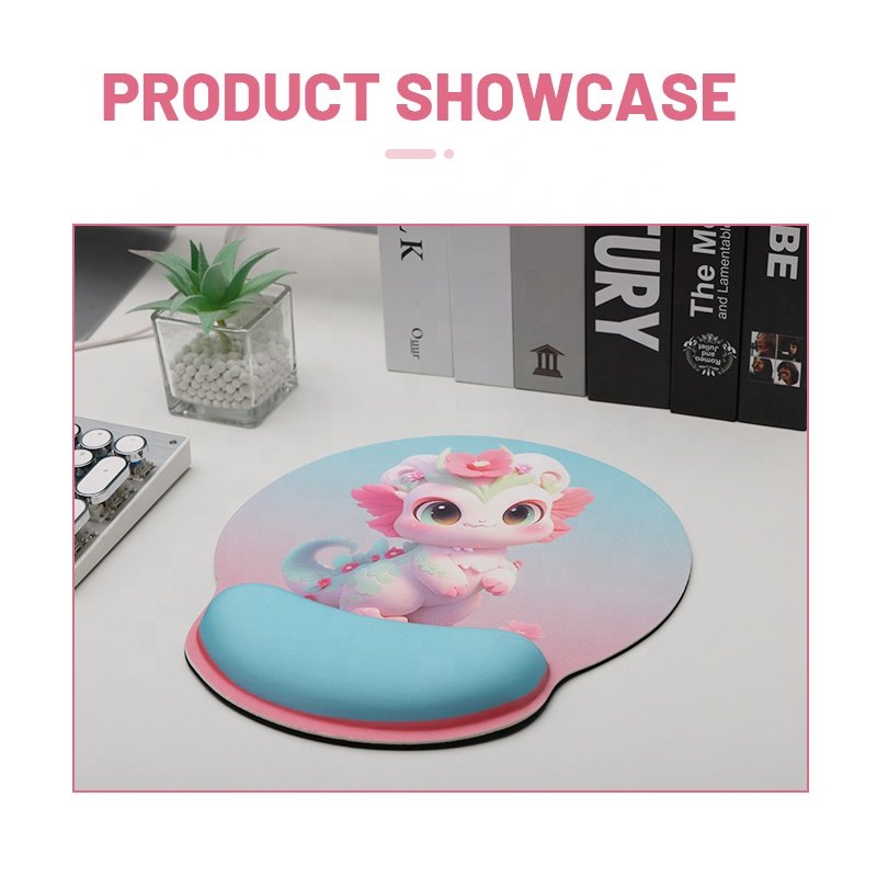 Ergonomic PC Gamer Wrist Rest Play Mat Computer Accessories Memory Foam Mouse Mat Gaming Mouse Pad Rubber Base for Office Home