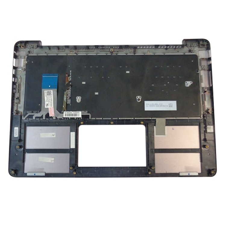 JIAGEER Hot Sale Laptop Palmrest Top Cover Keyboard without Touchpad for Asus Zenbook UX330UA Silver