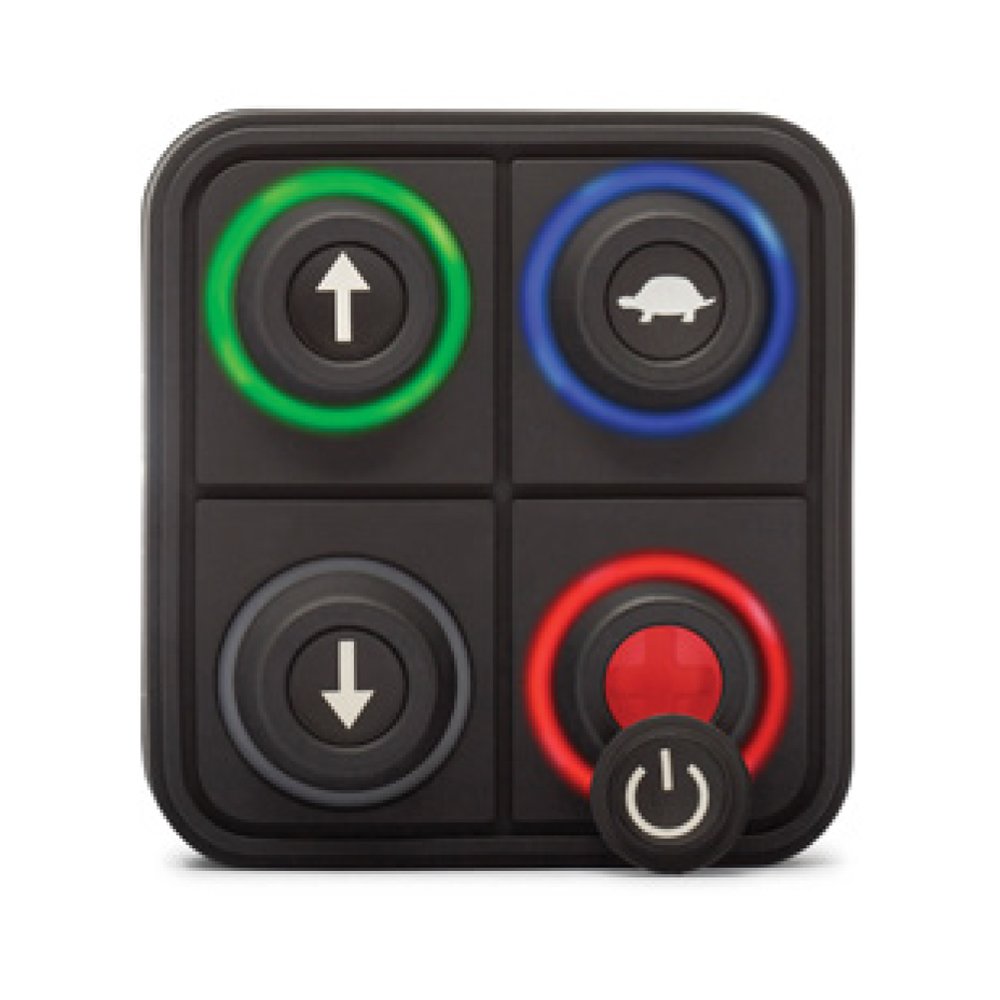 High Quality 2x2 RGB Illuminated Keypad Icons1-4 Silicone Rubber Keyboard Buttons for Mobile Phones Gaming Mechanic Keyboards