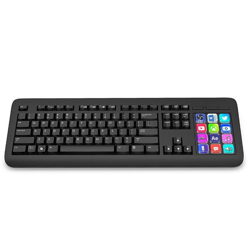 LCD key visual Customizable keyboard Gaming, office, macro keyboard solutions Stream Deck module embedded keyboard