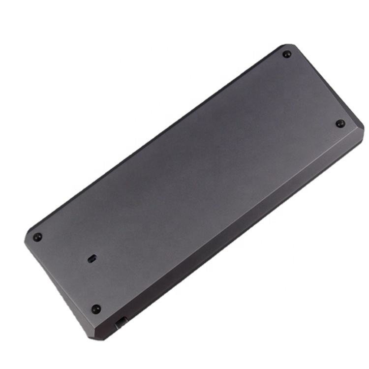 Shenzhen custom 75% 65% anodized aluminum cnc machining mechanical keyboard keytray PC Tenshi bakeneko keyboards case