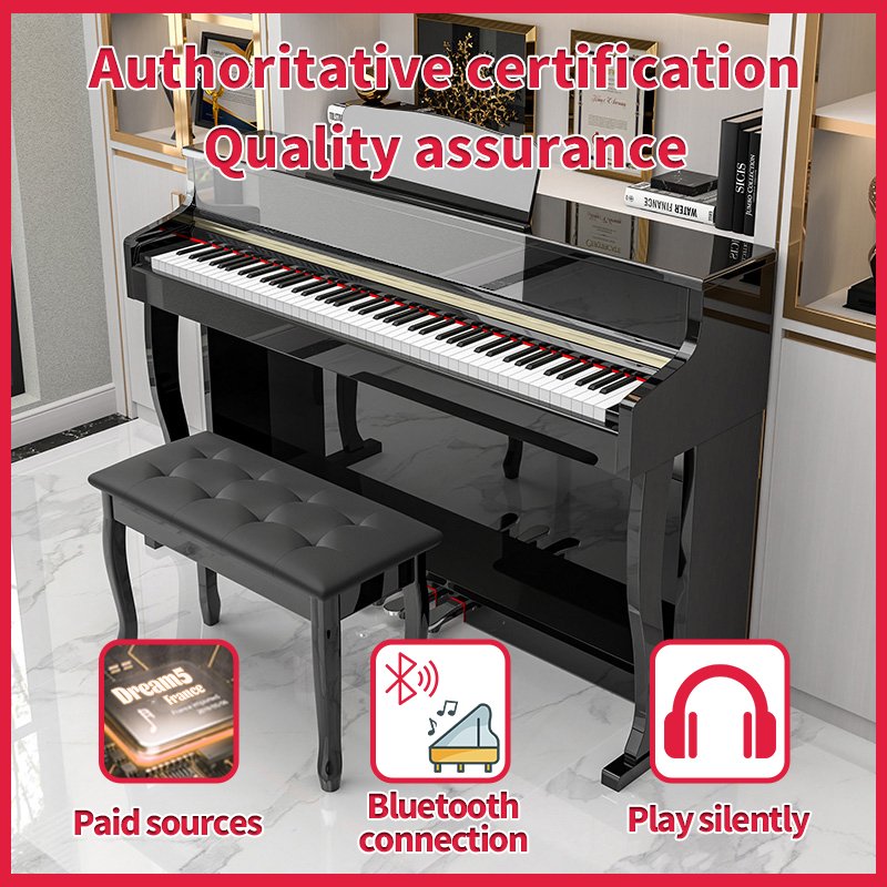 KIMFBAY smart piano electric piano keyboard digital piano 88 weighted key