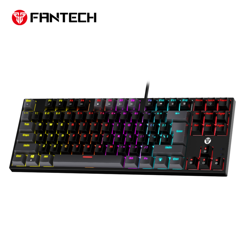 AMZ Hot Sale FANTECH MK876v2 ATOM87 2.4G Bluetooth Gaming Mechanical Keyboard
