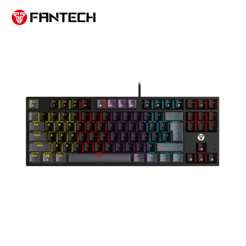 AMZ Hot Sale FANTECH MK876v2 ATOM87 2.4G Bluetooth Gaming Mechanical Keyboard