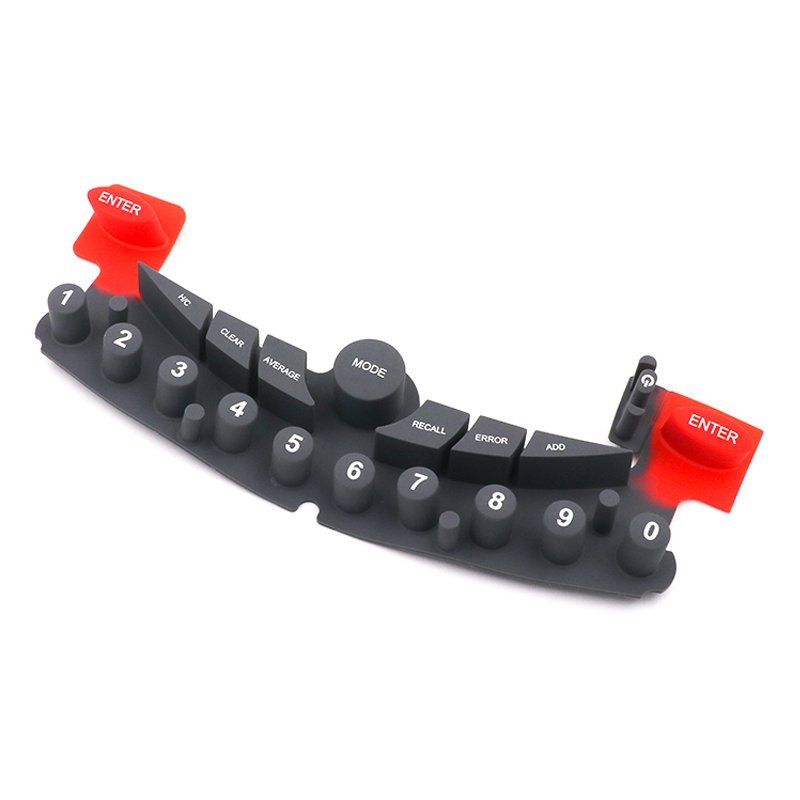 Supply ATM PET Tactile Slider Skimmer Parts Safe Box Electronic Lock Membrane Switch Silicone Keypad Customize Plastic Keypad