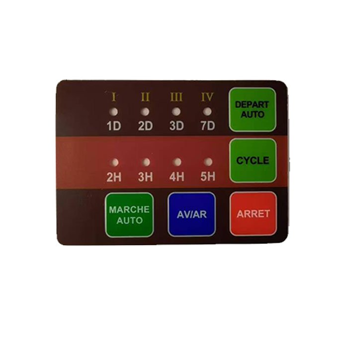 Acrylic Key Stickers for Electronic Instrument Display Drum Face membrane Switch Panel Control with PC/PVC Keyboard Keypad
