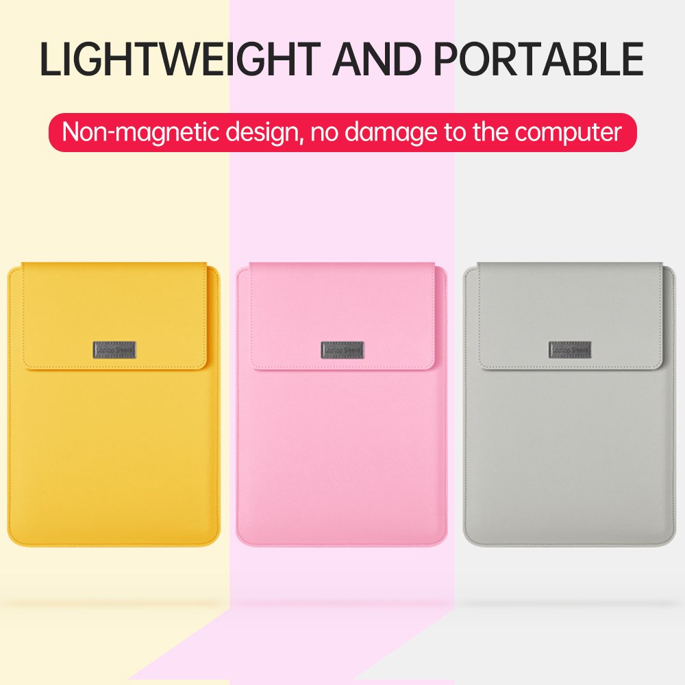 leather laptop cases felt laptop case custom logo leather 156 notebook computer bag women sleeve for macbook air m123 bag cover