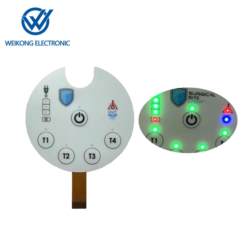 Membrane keypad with illumination