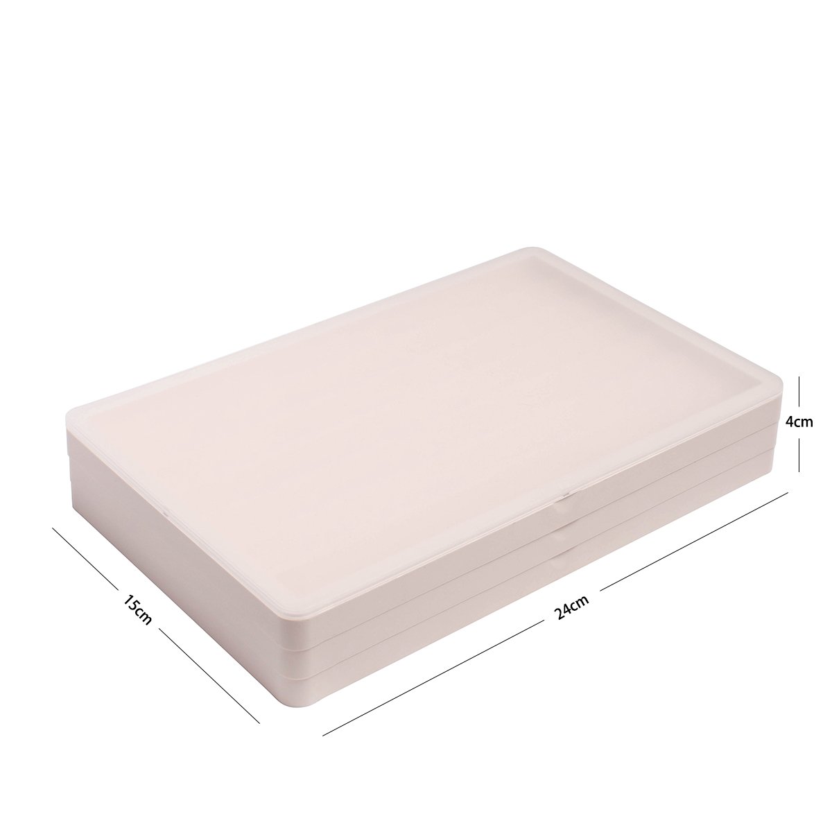 USLION 4 Color 3 Layer Keycaps Storage Case Dust Box Keycaps Collection Keycaps Storage Box Transparent Bag Organizer Cover