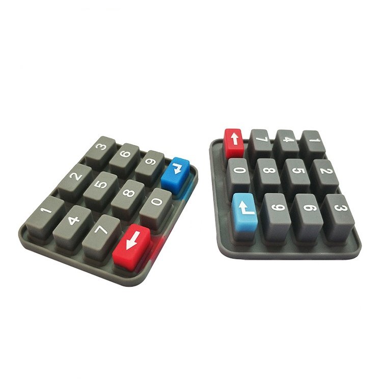 Electronic Silicone Rubber Custom Electronics Calculator Contact Membrane Remote Keypad Keyboard