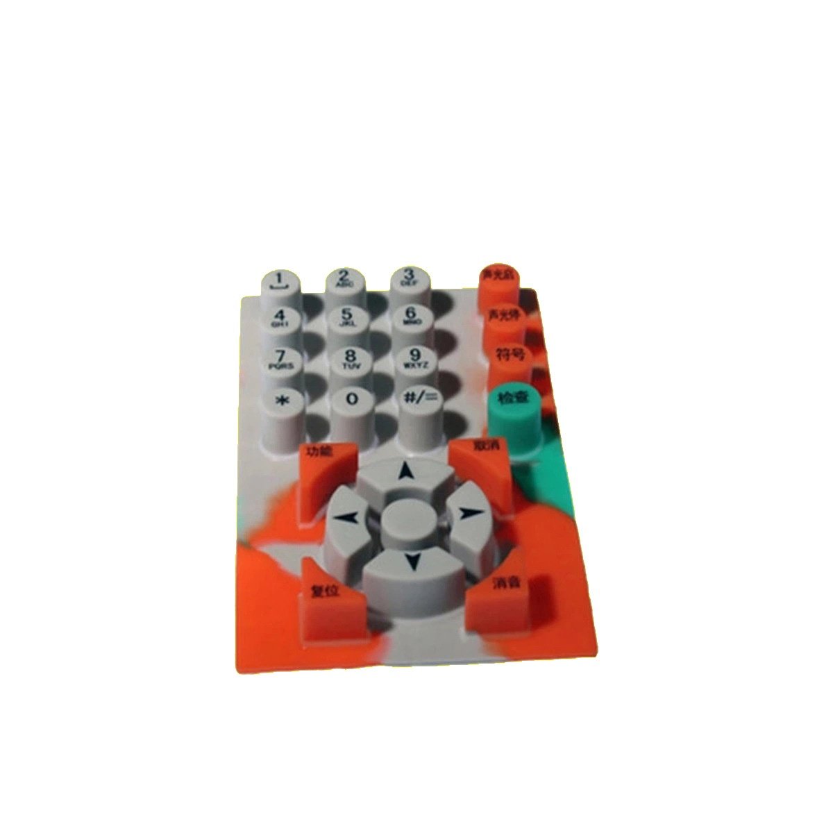 Electronic Silicone Rubber Custom Electronics Calculator Contact Membrane Remote Keypad Keyboard