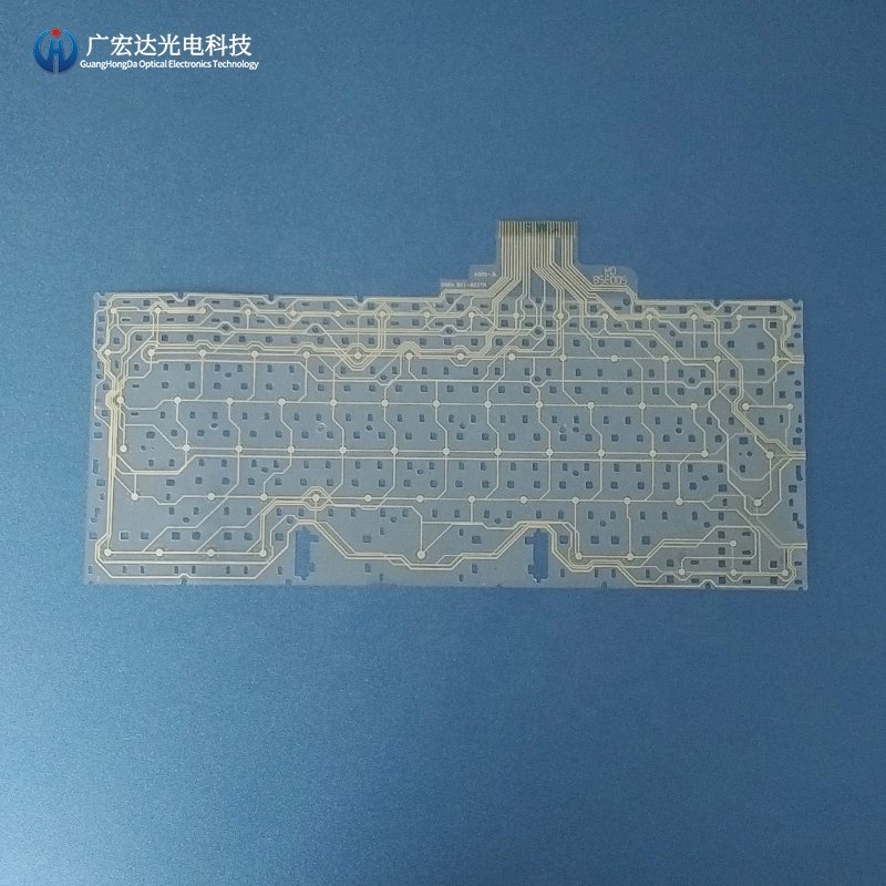Customized PET Membrane Switch Free Sample For Laptop Backlight Keyboard