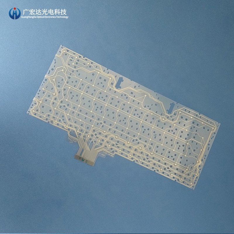 Customized PET Membrane Switch Free Sample For Laptop Backlight Keyboard