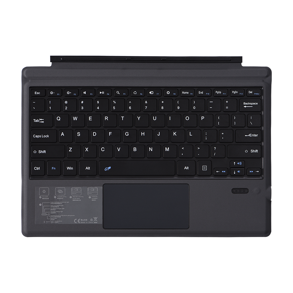 For Microsoft Surface Pro 3 4 5 6 7 Type Cover Wireless Blue tooth Keyboard case