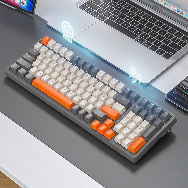 95 percent mechanical keyboard ODM Hot Swap Wireless RGB LED Backlit Keyboard Combo Waterproof for Desktop RED Switch
