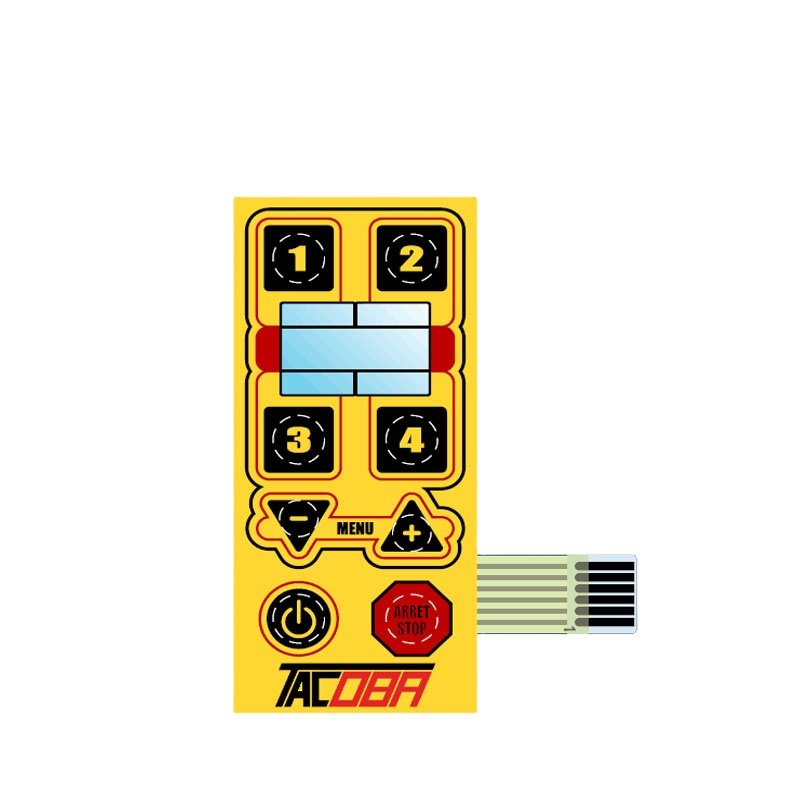 custom high waterproof IP67 metal dome tactile buttons membrane switch keypad