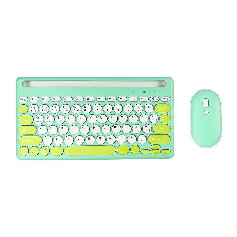 Custom Mini Keyboard Mouse Combos Slim Wireless Bluetooth Computer Gaming Keyboards Mouse combo For PC pad